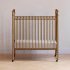 Abigail 3-in-1 Convertible Mini Crib Vintage Gold
