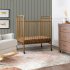 Abigail 3-in-1 Convertible Mini Crib Vintage Gold