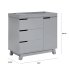 Hudson 3 Drawer Changer Dresser - Grey