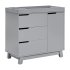 Hudson 3 Drawer Changer Dresser - Grey