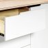 Hudson 3 Drawer Changer Dresser - Washed Natural White