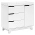 Hudson 3 Drawer Changer Dresser - White