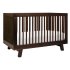 Hudson 3 In 1 Crib With Toddler Rail - Espresso