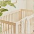 Hudson 3 In 1 Crib With Toddler Rail - Washed Natural