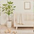 Hudson 3 In 1 Crib With Toddler Rail - Washed Natural