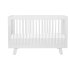 Hudson 3 In 1 Crib With Toddler Rail - White