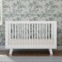 Hudson 3 In 1 Crib With Toddler Rail - White