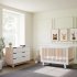 Hudson 6 Drawer Double Dresser - White Washed Natural
