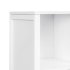 Hudson Cubby Bookcase White
