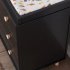 Lolly 3 Drawer Changer Dresser with Removable Changing Tray - Black / Washed Natural