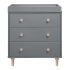 Lolly 3 Drawer Changer Dresser - Grey / Washed Natural