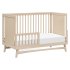 Peggy 3 In 1 Crib With Toddler Rail - Taupe