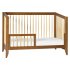 Sprout 4 in 1 Crib with Toddler Rail - Chestnut Natural