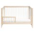 Sprout 4 In 1 Crib With Toddler Rail - Washed Natural / White