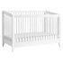 Sprout 4 in 1 Crib with Toddler Rail - White