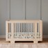 Yuzu 8 in 1 Convertible Crib with All Stages Conversion Kit - Washed Natural/White