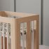Yuzu 8 in 1 Convertible Crib with All Stages Conversion Kit - Washed Natural/White