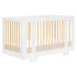 Yuzu 8 in 1 Convertible Crib with All Stages Conversion Kit - White/Natural