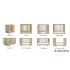 Yuzu 8 in 1 Convertible Crib with All Stages Conversion Kit - White