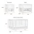 Yuzu 8 in 1 Convertible Crib with All Stages Conversion Kit - White
