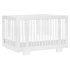 Yuzu 8 in 1 Convertible Crib with All Stages Conversion Kit - White