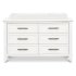 Beckett 6 Drawer Double Dresser - Warm White