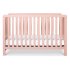 Colby 4-in-1 Low Profile Convertible Crib - Petal Pink
