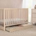 Colby 4 In 1 Convertible Crib with Trundle Drawer Washed Natural