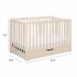 Colby 4 In 1 Convertible Crib with Trundle Drawer Washed Natural