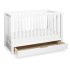 Colby 4 In 1 Convertible Crib with Trundle Drawer White