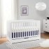 Colby 4 In 1 Convertible Crib with Trundle Drawer White