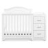 Charlie 4- In -1 Convertible Mini Crib N Changer White