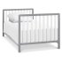 Colby 4 - In - 1 Convertible Mini Crib With Trundle Grey White
