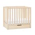 Colby 4 - In - 1 Convertible Mini Crib With Trundle Washed Natural