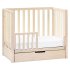 Colby 4 - In - 1 Convertible Mini Crib With Trundle Washed Natural