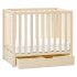 Colby 4 - In - 1 Convertible Mini Crib With Trundle Washed Natural