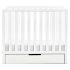 Colby 4 - In - 1 Convertible Mini Crib With Trundle White