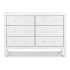Jayden 6 Drawer Double Dresser White