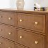 Kalani 6 Drawer Double Wide Dresser Chestnut