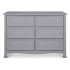 Kalani 6 Drawer Double Wide Dresser Grey