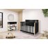 Soho Full Size Crib - Matte Black