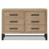 Newbern 6 Drawer Assembled Dresser - Dirftwood