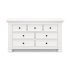 Classic 7 Drawer Double Dresser - Warm White