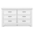 Emory Farmhouse Double Dresser - Linen White