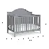 Nolan 4-in-1 Convertible Crib Grey