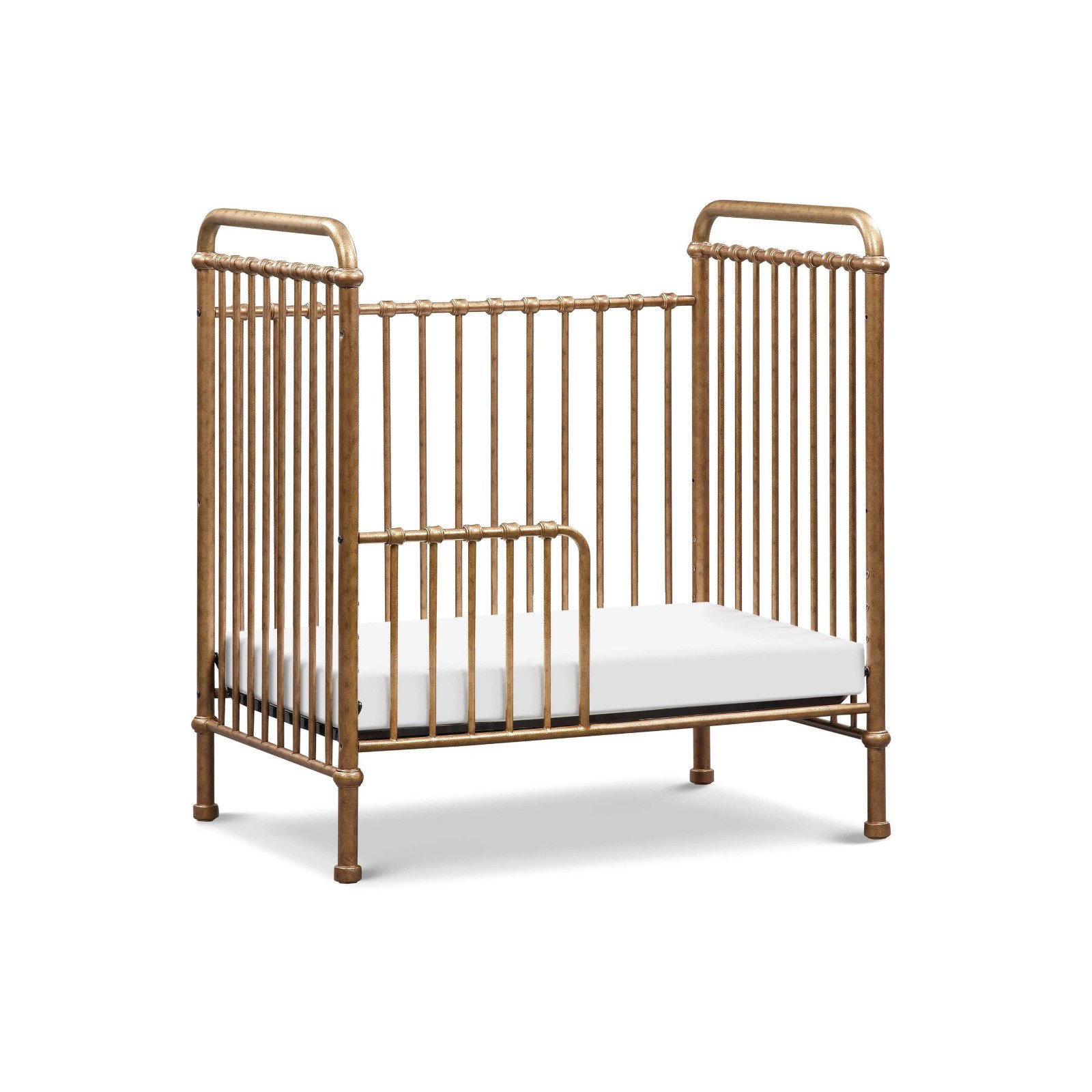 Abigail 3-in-1 Convertible Mini Crib Vintage Gold
