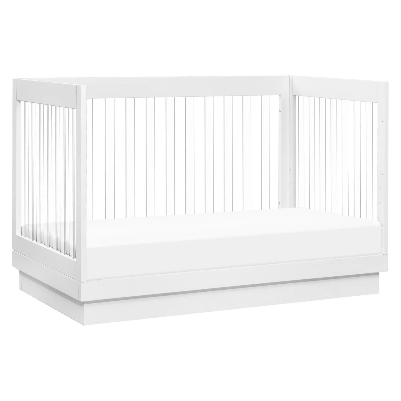 Harlow Acrylic 3 In 1 Crib With Toddler Rail