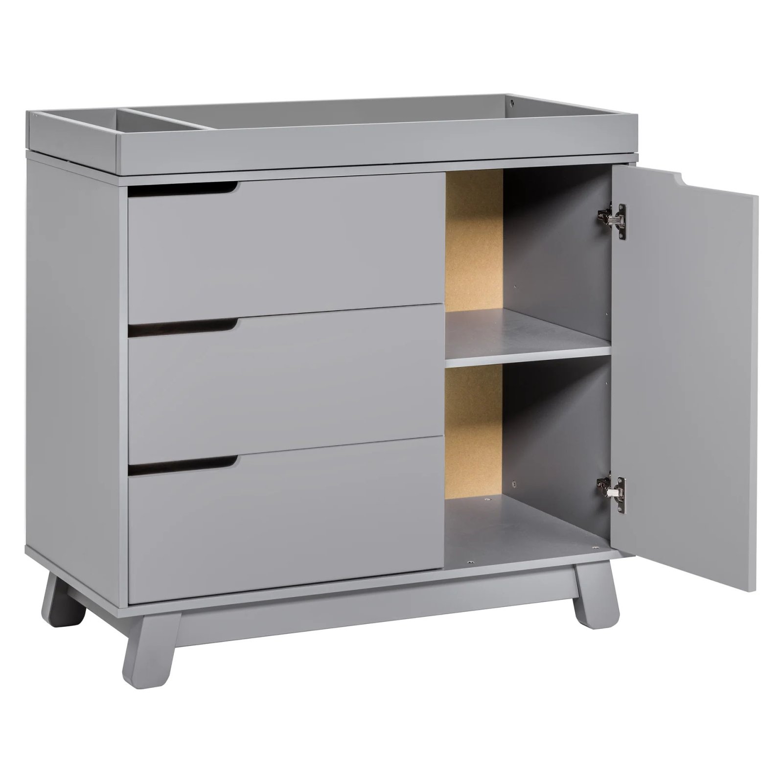 Hudson 3 Drawer Changer Dresser - Grey