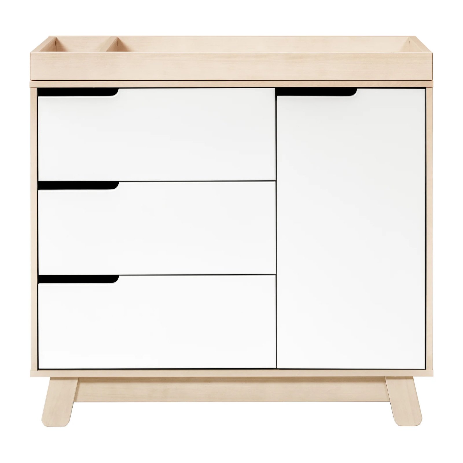 Hudson 3 Drawer Changer Dresser - Washed Natural White