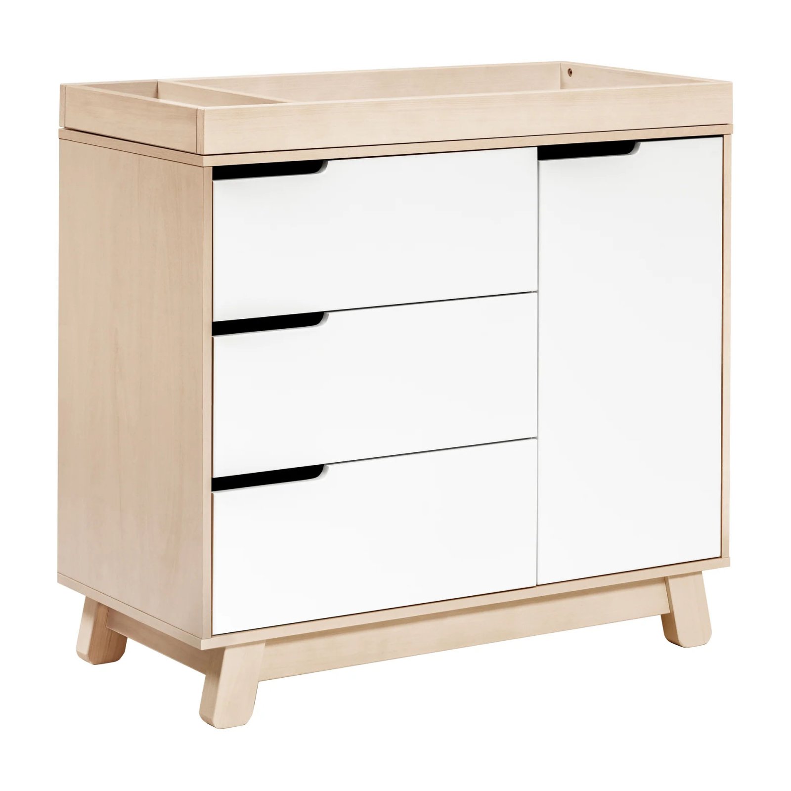 Hudson 3 Drawer Changer Dresser - Washed Natural White